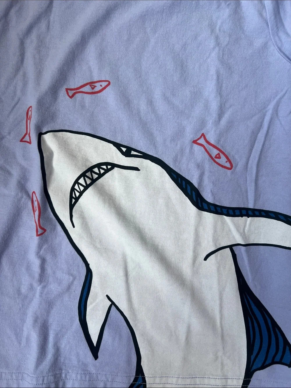 Tea Collection Short Sleeve Shark Tees - Lavender, Gray, Aqua